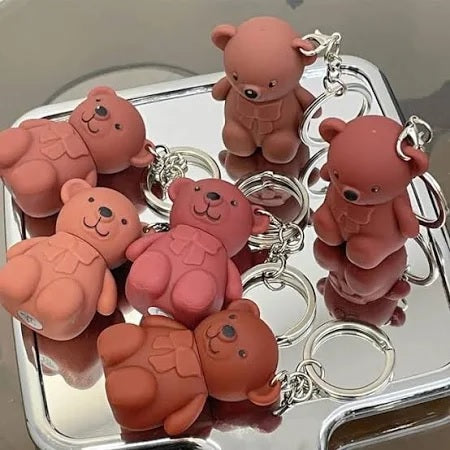Bear Keychain Long Lasting Creamy Texture Matte Lipstick