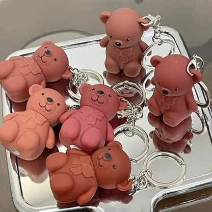 Bear Keychain Long Lasting Creamy Texture Matte Lipstick