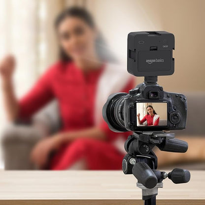 Camera Video Light with Clip and 3 Cold Shoe Connectors | 120 LED Beads |